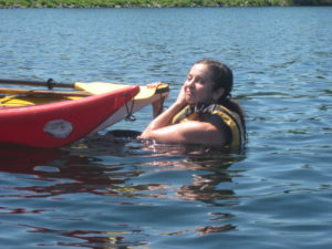 Rescue Practice at Lake Sebago.